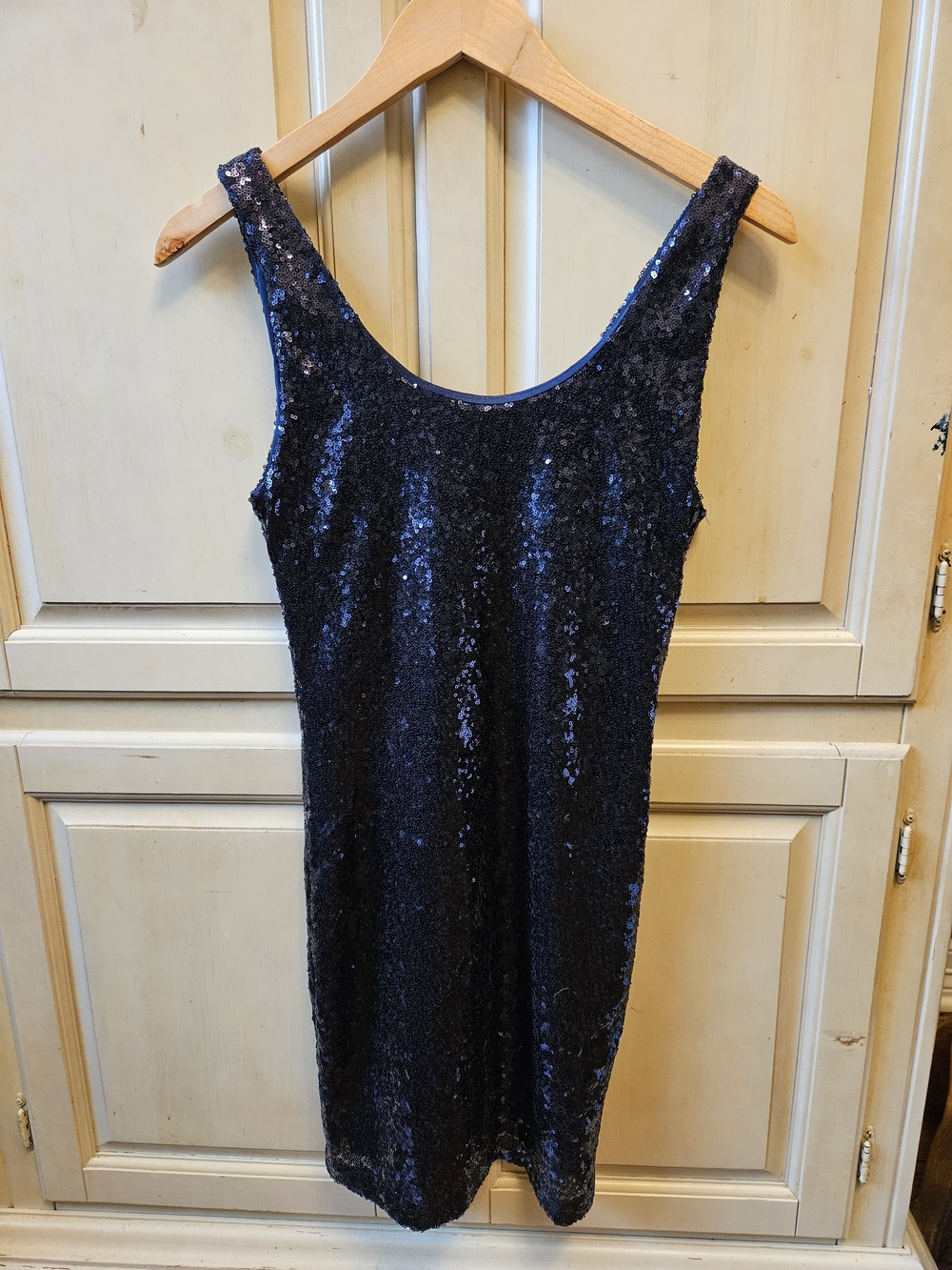 Rue21 Navy Blue Sequin Mini Dress